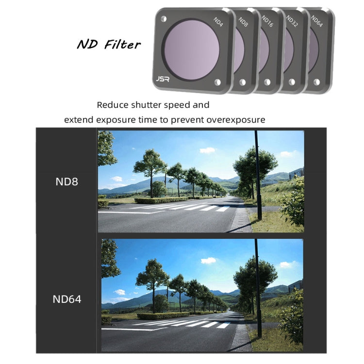 JUNESTAR Action Camera Filters For DJI Action 2,Style:  ND16 - free shipping - PMC TechLife - Order now!