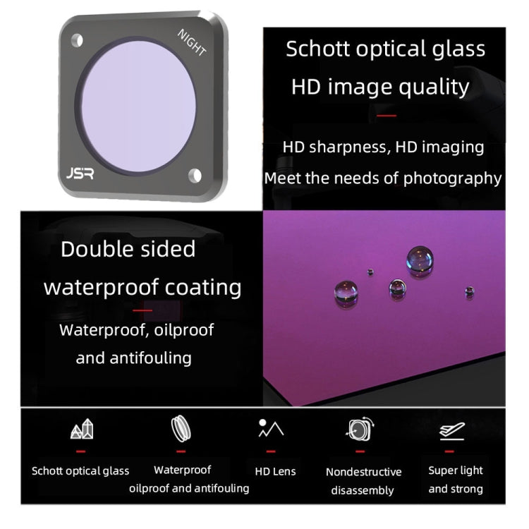 JUNESTAR Action Camera Filters For DJI Action 2,Style: CS-3IN1 - free shipping - PMC TechLife - Order now!