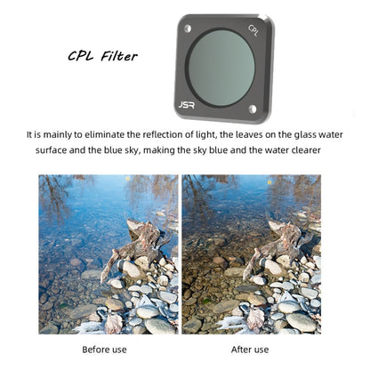JUNESTAR Action Camera Filters For DJI Action 2,Style:  CS-4in1 (NDPL) - Mavic Lens Filter by JUNESTAR | Online Shopping South Africa | PMC Jewellery | Buy Now Pay Later Mobicred