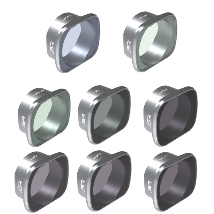 JUNESTAR  Drone Filters For DJI FPV COMBO ,Model: UV+CPL+ND8/16/32/64+STAR+Night - Lens Accessories by PMC TechLife | Online Shopping South Africa | PMC TechLife | Buy Now Pay Later Mobicred