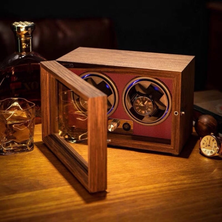USB Automatic Mechanical Watch Shaker Watch Rotates Places Storage Box, Color: 2 Watches Red - free shipping - PMC TechLife - Order now!