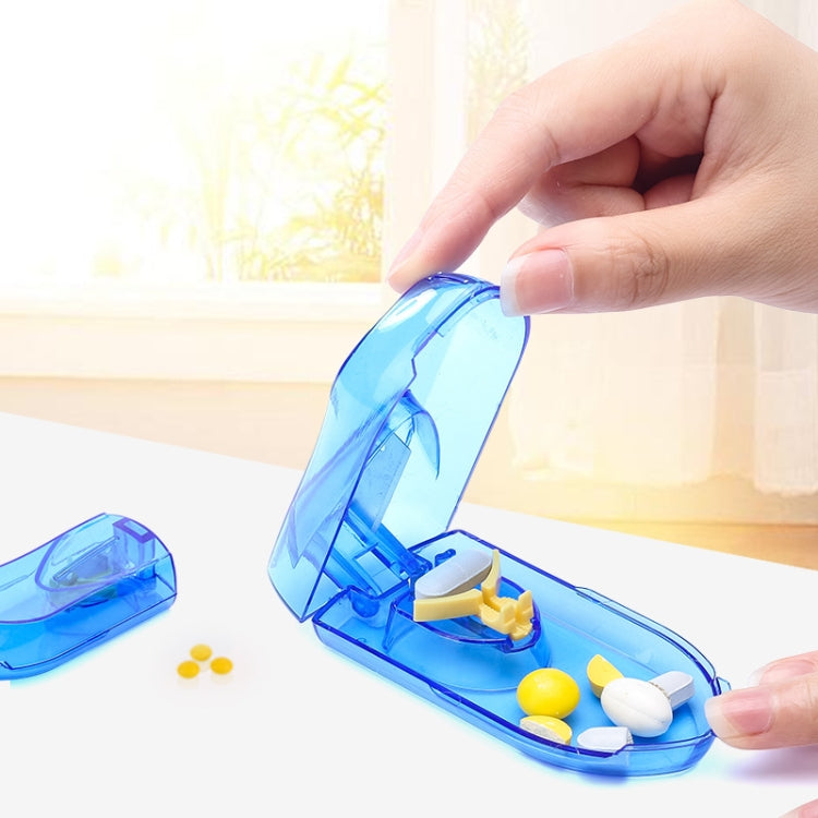 10 PCS Pills Divider Multifunctional Portable Pill Box(Blue) - free shipping - PMC TechLife - Order now!