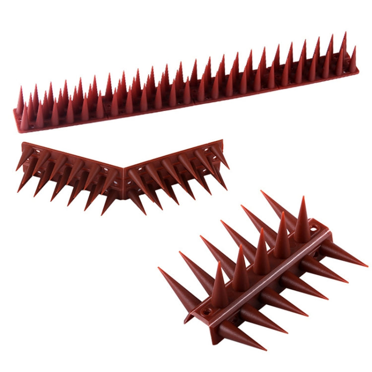 Plastic Bird Repellent Thorns Fence Anti-climb Nails(Brown) - Outdoor Insect Repellent by PMC Jewellery | Online Shopping South Africa | PMC Jewellery | Buy Now Pay Later Mobicred