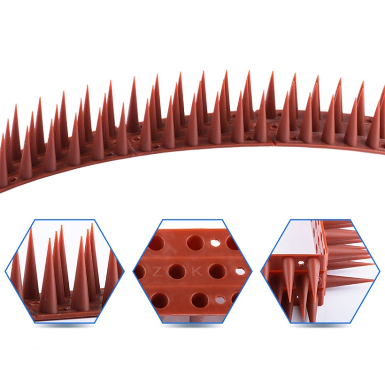 Plastic Bird Repellent Thorns Fence Anti-climb Nails(Brick Red) - Outdoor Insect Repellent by PMC Jewellery | Online Shopping South Africa | PMC Jewellery | Buy Now Pay Later Mobicred