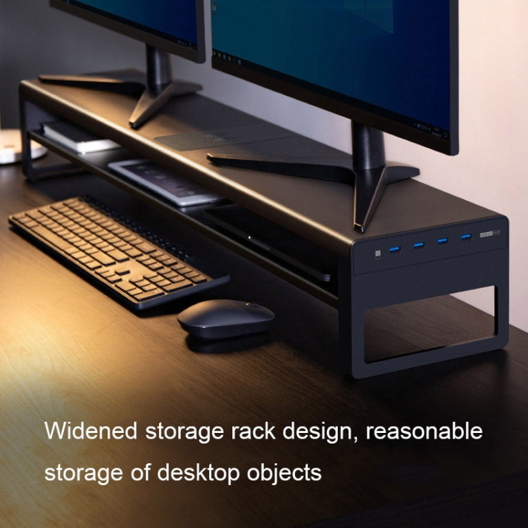 Vaydeer Multifunctional Desktop Widening Monitor Rack, Spec: Single-layer Type (USB 3.0+3xUSB 2.0) - Host Bracket by Vaydeer | Online Shopping South Africa | PMC Jewellery | Buy Now Pay Later Mobicred