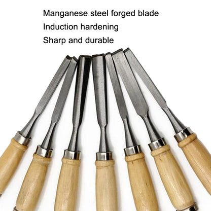 12 PCS / Set Knife Carving Knife Woodworking Chisel Root Carving Wood Carving Tools - Burin &Cutting Knife by PMC Jewellery | Online Shopping South Africa | PMC Jewellery