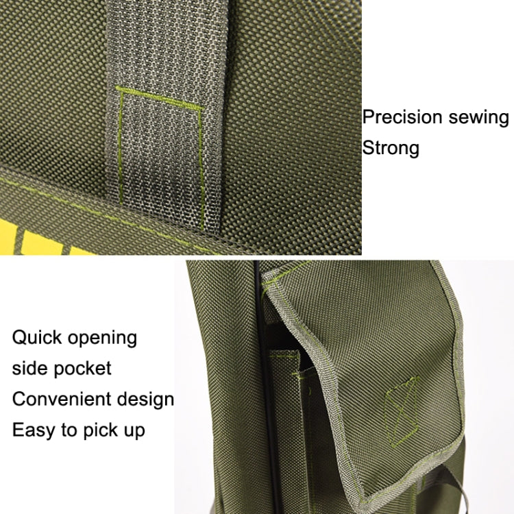 LEO 27746 Folding Fishing Rod Bag Long Fishing Gear Soft Bag, Length: 1m Army Green - Storage Boxes & Storage Bags by LEO | Online Shopping South Africa | PMC Jewellery