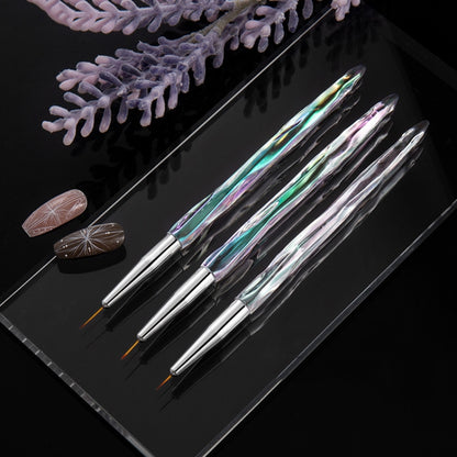 Aurora Ice Transparent Nail Drawing Pen Light Therapy Paint Pen Drawing Pen - Nail Art Equipment by PMC Jewellery | Online Shopping South Africa | PMC Jewellery | Buy Now Pay Later Mobicred