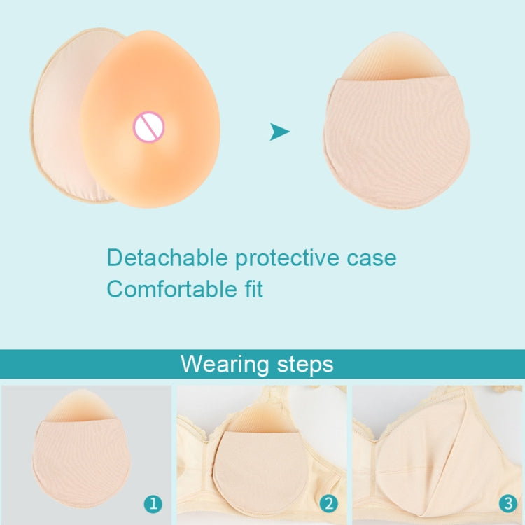 Postoperative Rehabilitation Drop-Shaped Silicone Fake Breast, Size: CT5 250g(Skin Color) - Fake Breasts by PMC Jewellery | Online Shopping South Africa | PMC Jewellery