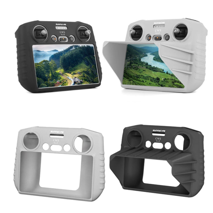 Sunnylife For DJI RC Remote Control Silicone Protective Case, Style: Without Hood (Gray) - Others by Sunnylife | Online Shopping South Africa | PMC Jewellery | Buy Now Pay Later Mobicred