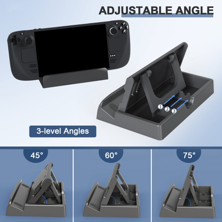 JYS JYS-SD002 Adjustable Base Bracket Portable Non-slip with Cooling Hole For Steam Deck / Switch - Holder by JYS | Online Shopping South Africa | PMC Jewellery