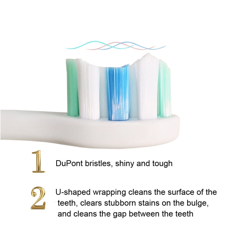 Replacement Toothbrush Heads For Usmile Y1/U1/U2 /U3/Y4/P1,Style: PRO+(White) - Replacement Brush Heads by PMC Jewellery | Online Shopping South Africa | PMC Jewellery | Buy Now Pay Later Mobicred