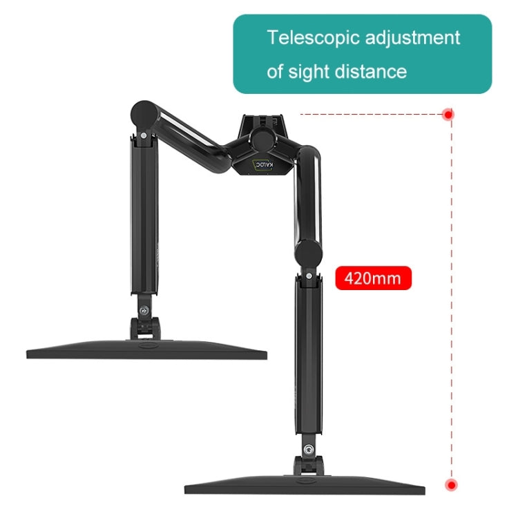 KALOC Computer Monitor Desktop Double Screen Air Pressure Lifting Bracket - Laptop Stand by KALOC | Online Shopping South Africa | PMC Jewellery | Buy Now Pay Later Mobicred