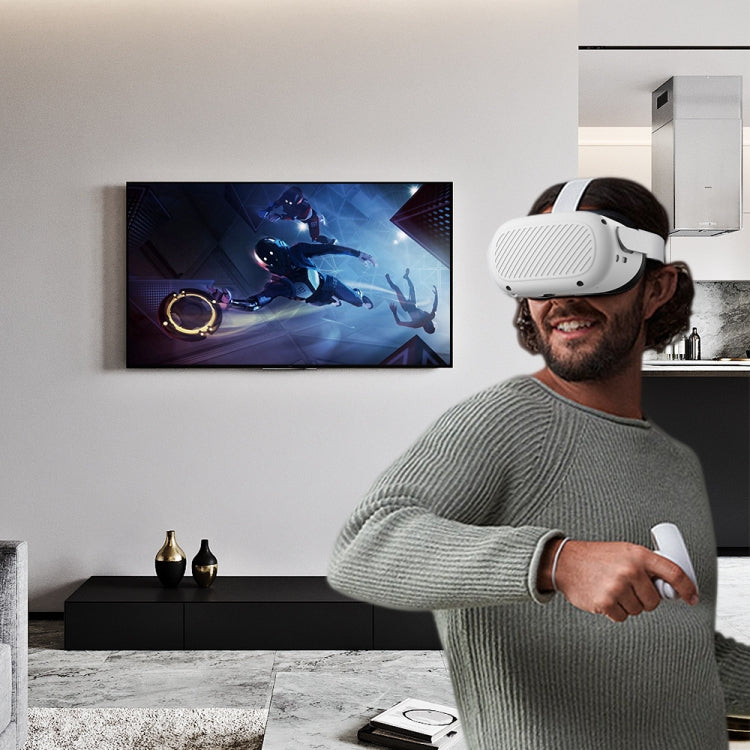 VR Glasses Lens Shell Handle Protective Case For Oculus Quest 2(White) - free shipping - PMC TechLife - Order now!
