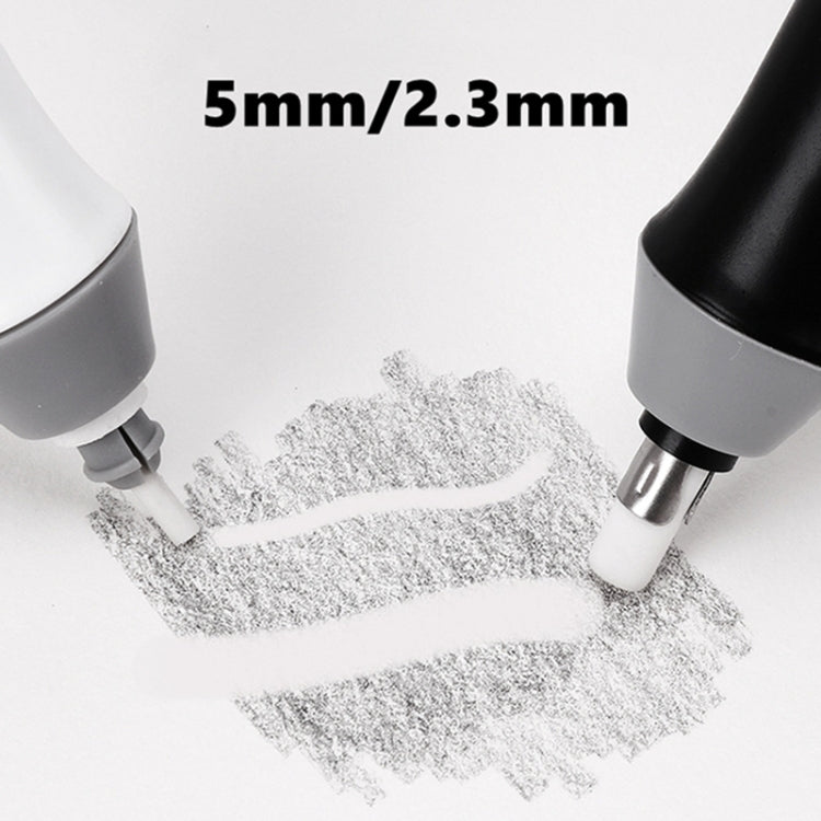 Tenwin 8302 Adjustable Electric Eraser With Rubber Refills For Sketch Drawing Erasing(White) - free shipping - PMC TechLife - Order now!