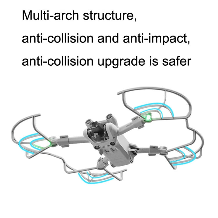 Sunnylife MM3-KC407 For Mini 3 Pro Propeller Blades Anti-Collision Protection Ring(Light Grey) - Others by Sunnylife | Online Shopping South Africa | PMC Jewellery | Buy Now Pay Later Mobicred