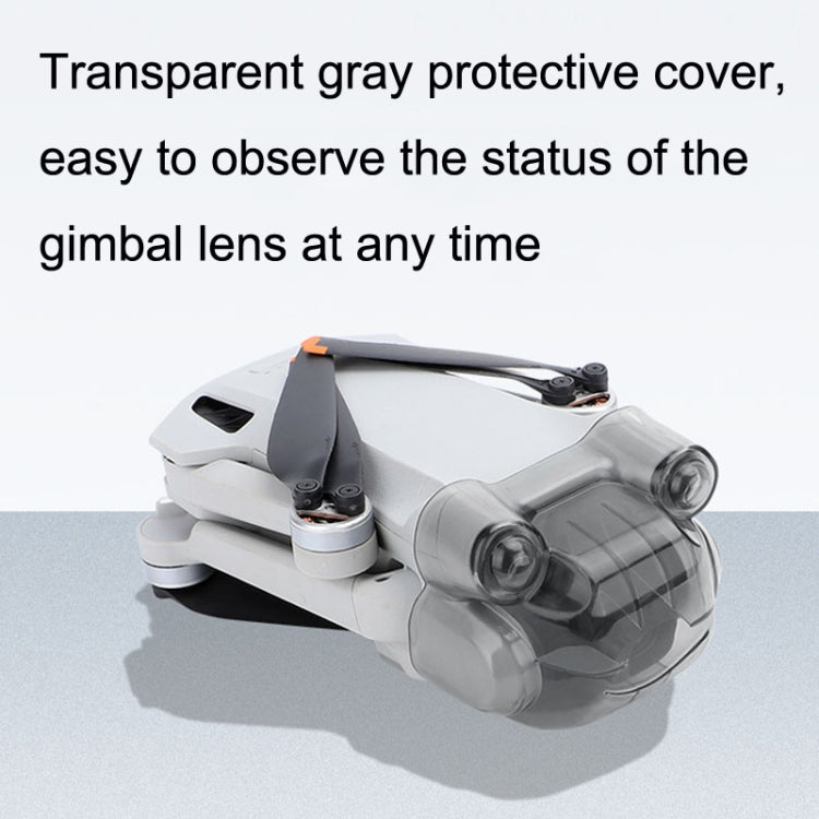 Sunnylife MM3-G445 For DJI Mini 3 Pro Frog Lens Cover Gimbal Protection Vision Sensor Cover(Transparent Gray) - Lens Hood by Sunnylife | Online Shopping South Africa | PMC Jewellery