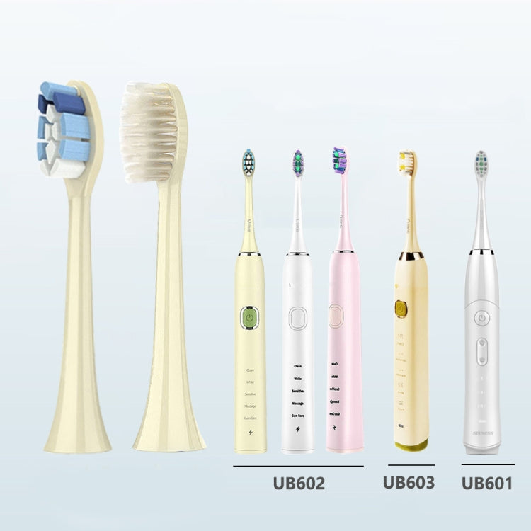 2 PCS Electric Toothbrush Head for Ulike UB602 UB603 UB601,Style: Basic Clean White - free shipping - PMC TechLife - Order now!