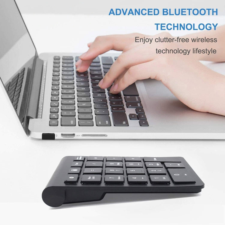 BT304 22 Keys Laptop Mini Wireless Keyboard, Spec: 2.4G (Silver Black) - free shipping - PMC Jewellery - Order now!
