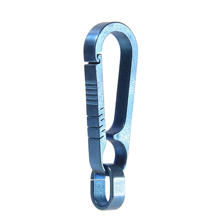 Men Titanium Alloy Keychain Car Key Waist Hanging(Blue) - Key Rings by PMC TechLife | Online Shopping South Africa | PMC TechLife