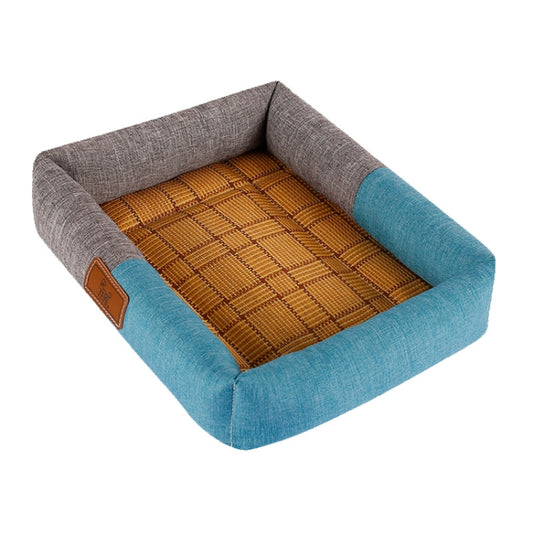 YD-XD03 Summer Pet Breathable Cooler Mat Pet Bed, Size: 77x62cm(Gray Blue) - Beds by PMC Jewellery | Online Shopping South Africa | PMC Jewellery | Buy Now Pay Later Mobicred