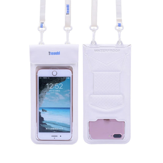 Tteoobl  30m Underwater Mobile Phone Waterproof Bag, Size: Small(White) - Waterproof Bag by Tteoobl | Online Shopping South Africa | PMC Jewellery | Buy Now Pay Later Mobicred