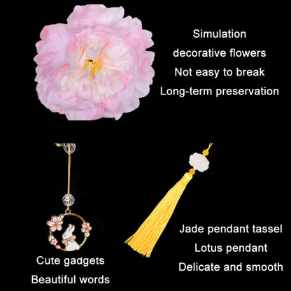 Moon Festival Hand Lantern Children Handmade DIY Materials, Color: Peony Flowers - Holiday Lights by PMC Jewellery | Online Shopping South Africa | PMC Jewellery | Buy Now Pay Later Mobicred