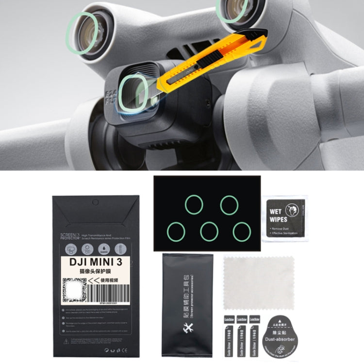 MN3-BHM-SF For DJI Mini 3 Pro Sensor + Lens Protector Anti -Scratch And Anti -Bump Accessories(Black) - Others by PMC Jewellery | Online Shopping South Africa | PMC Jewellery | Buy Now Pay Later Mobicred