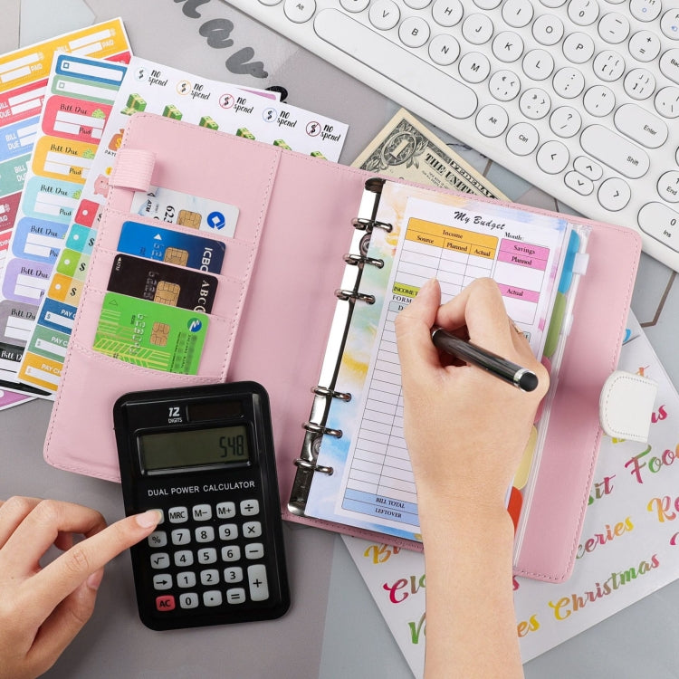 A6 Cash Budget Book Schedule Weekly Plan Monthly Plan Loose-leaf Notepad(White) - Notebooks by PMc TechLife | Online Shopping South Africa | PMc TechLife | Buy Now Pay Later Mobicred