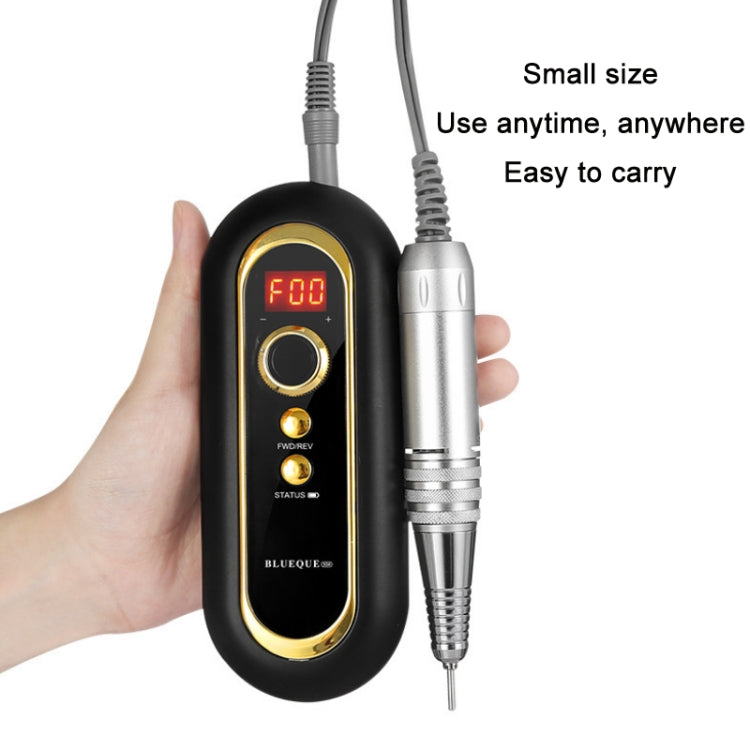 BLUEQUE Plug-in Portable Nail Art Carbon Brush Grinder, Specification: US Plug (White) - Grinding Tools & Accessories by PMC TechLife | Online Shopping South Africa | PMC TechLife | Buy Now Pay Later Mobicred