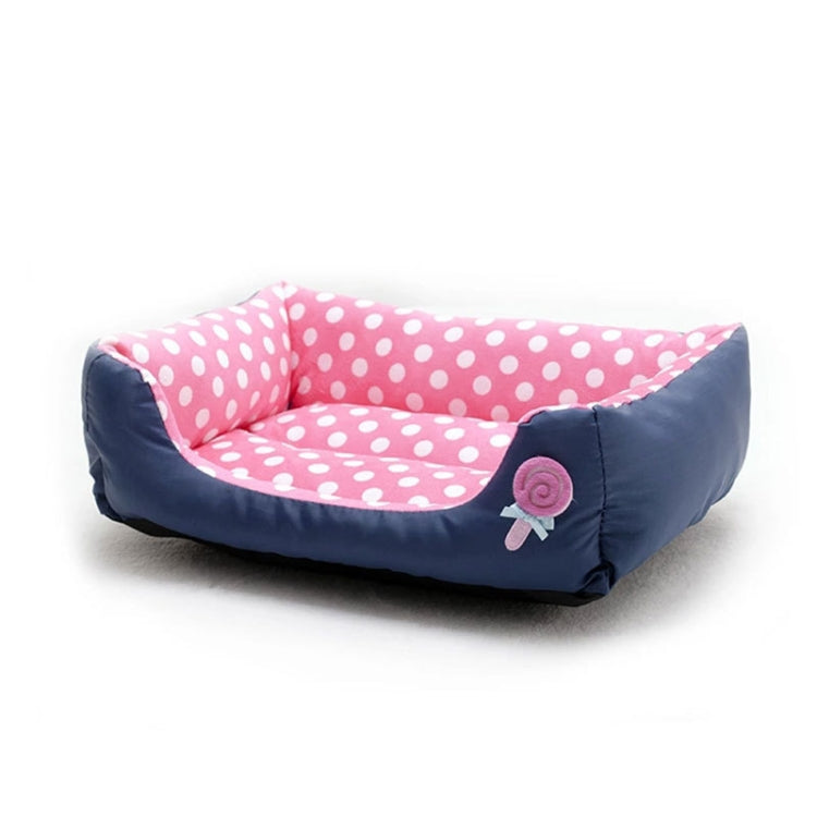 Cartoon Pet Kennel Square Cushion For Small And Medium Pet, Specification: L(Pink) - Beds by PMC Jewellery | Online Shopping South Africa | PMC Jewellery