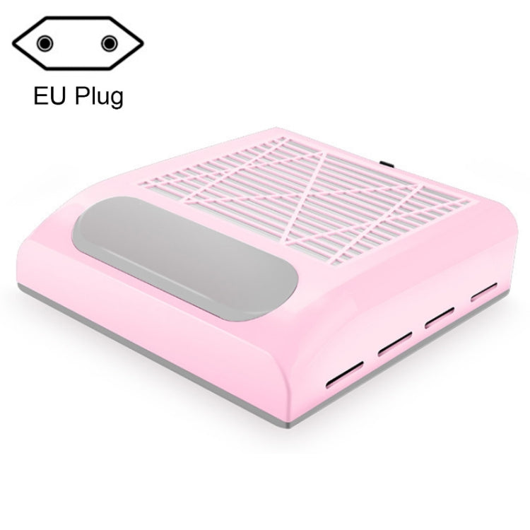 80W Manicure Vacuum Cleaner With Pull-Out Filter, Specification: EU Plug (Pink) - Nail Art Equipment by PMC Jewellery | Online Shopping South Africa | PMC Jewellery | Buy Now Pay Later Mobicred