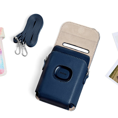 CAIUL Printer Protective Case PU Leather Case For Instax Mini Link2(Blue) - Printer Accessories by CAIUL | Online Shopping South Africa | PMC Jewellery