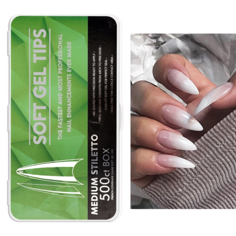 Scratch-free Ultra-thin Seamless Manicure Nail Plate, Shape: 03 Half Sand Short Ballet - Nail Stickers by PMC Jewellery | Online Shopping South Africa | PMC Jewellery | Buy Now Pay Later Mobicred