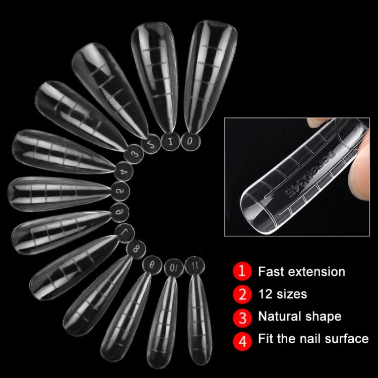 2 Boxes Nail Crystal Rapid Light Therapy Extension Nail Model, Shape: 120 PCS 04 - Nail Stickers by PMC Jewellery | Online Shopping South Africa | PMC Jewellery | Buy Now Pay Later Mobicred