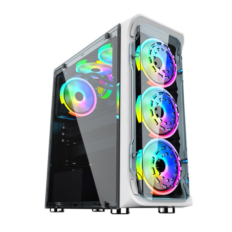 Computer CPU RGB luminous Radiator 6 Fans+Remote Control - Fan Cooling by PMC Jewellery | Online Shopping South Africa | PMC Jewellery | Buy Now Pay Later Mobicred
