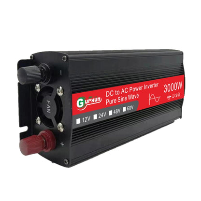 Gurxun Sine Wave Inverter 3000W 12/24/48/60V To 220V Car Boost Converter, Specification: 12V-220V -  by PMC Jewellery | Online Shopping South Africa | PMC Jewellery