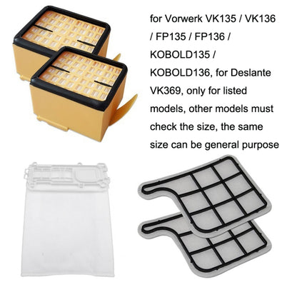 5 Sets Motor Tablet For Vorwerk VK135 / VK136 Vacuum Cleaner Accessories - Other Accessories by PMC Jewellery | Online Shopping South Africa | PMC Jewellery