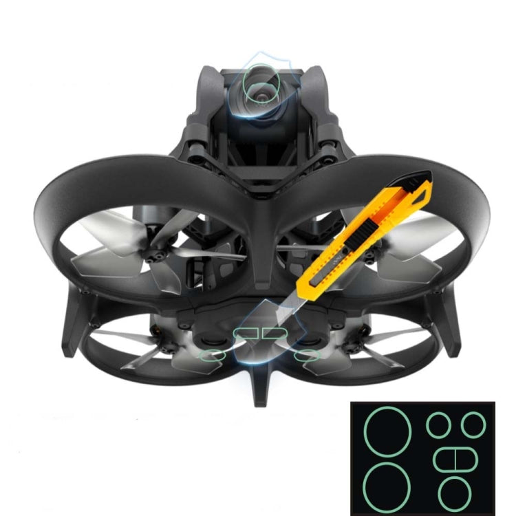 Sensor+Lens+Glasses Protective Film Anti-scratch Film for DJI Avata Advanced Version -  by PMC TechLife | Online Shopping South Africa | PMC TechLife