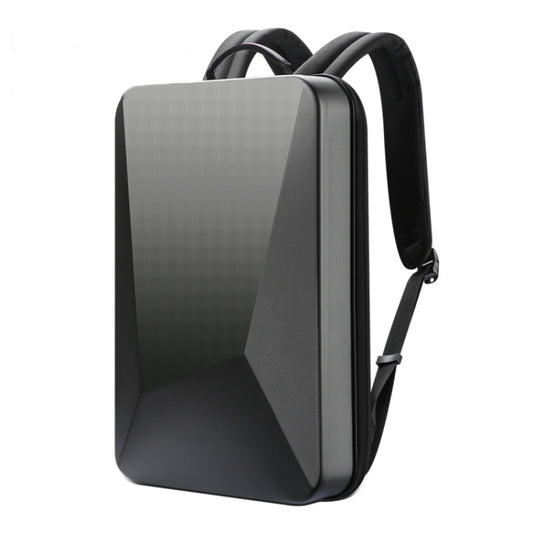 Bopai 61-93318A Hard Shell Waterproof Expandable Backpack with USB Charging Hole, Spec: Regular (Black) - Backpack by Bopai | Online Shopping South Africa | PMC Jewellery | Buy Now Pay Later Mobicred