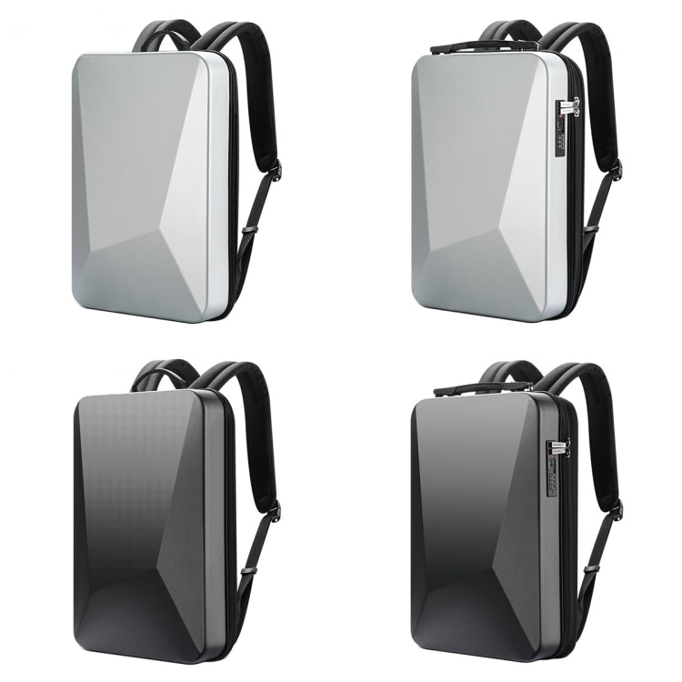 Bopai 61-93318A Hard Shell Waterproof Expandable Backpack with USB Charging Hole, Spec: Password (Black) - free shipping - PMC TechLife - Order now!