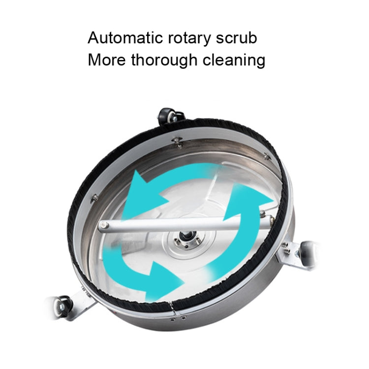 Round Floor Scrubber High Pressure Cleaner, Size: 15 inch Plastic+2 Shots - Car Washer & Accessories by PMC Jewellery | Online Shopping South Africa | PMC Jewellery