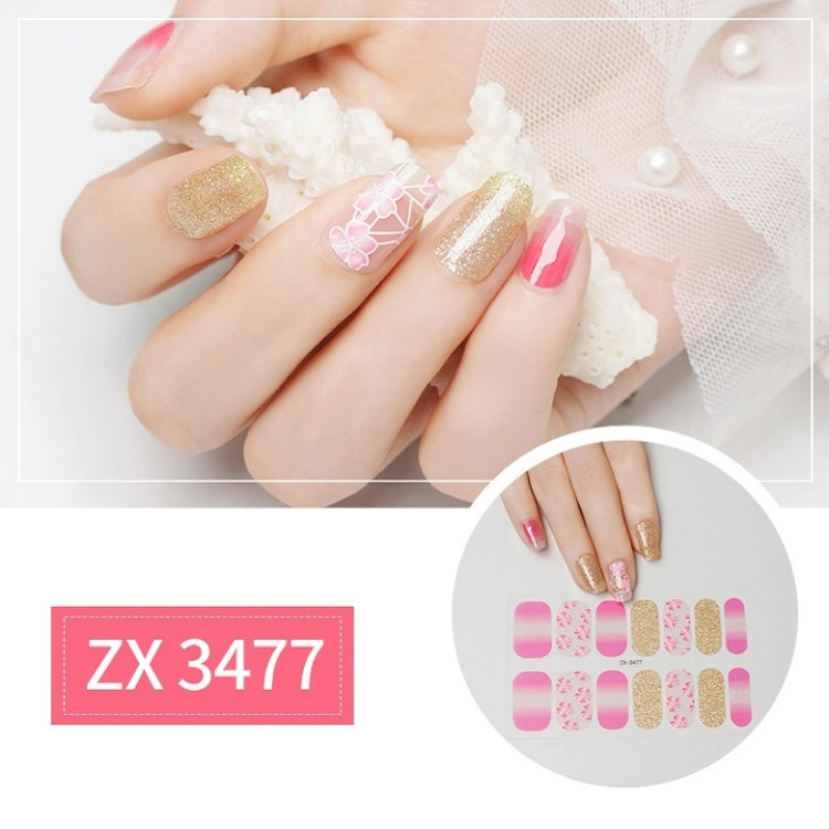 Nail Polish Film Bronzing Nail Stickers(ZX3477)(Bare film+A frustration) - Nail Stickers by PMC Jewellery | Online Shopping South Africa | PMC Jewellery | Buy Now Pay Later Mobicred