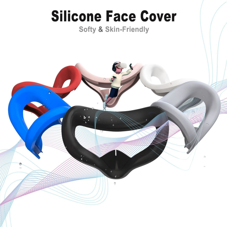 VR Silicone Eye Mask+Lens Protective Cover+Joystick Hat, For Meta Quest 2(Black) - VR Accessories by PMC TechLife | Online Shopping South Africa | PMC TechLife | Buy Now Pay Later Mobicred