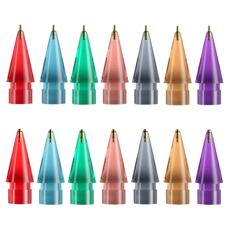 For Apple Pencil 1/2 2pcs Stylus Transparent Replacement Needle Nib, Spec: Extended (Green) - Pencil Accessories by PMc TechLife | Online Shopping South Africa | PMc TechLife | Buy Now Pay Later Mobicred