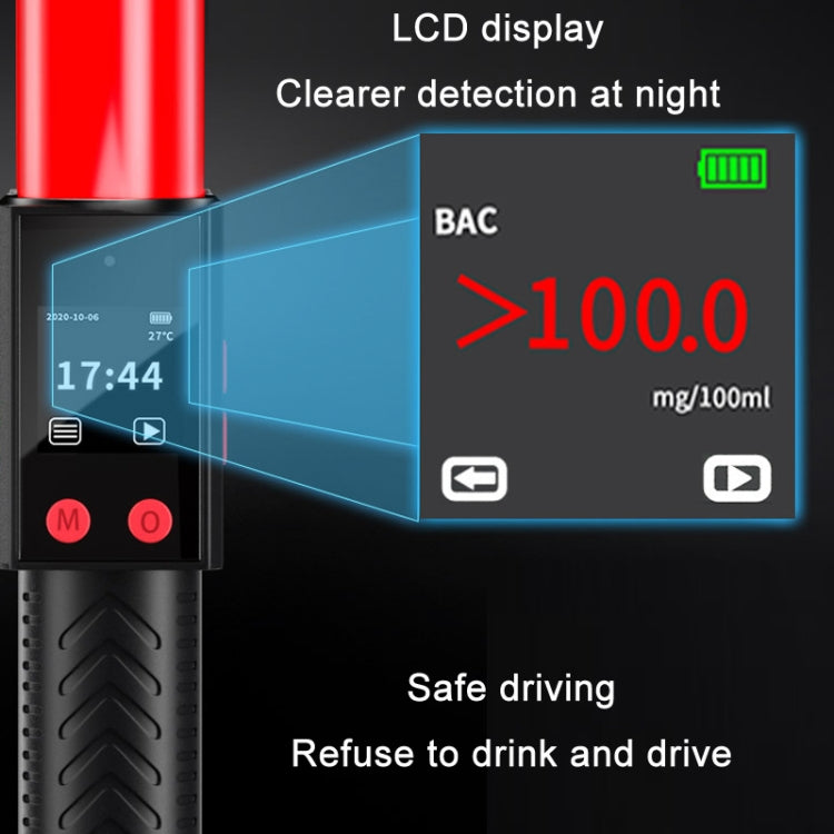 Blow Type High Precision Alcohol Detector Baton, Specification: Tarzan No. 2 - Breath Alcohol Tester by PMC TechLife | Online Shopping South Africa | PMC TechLife | Buy Now Pay Later Mobicred
