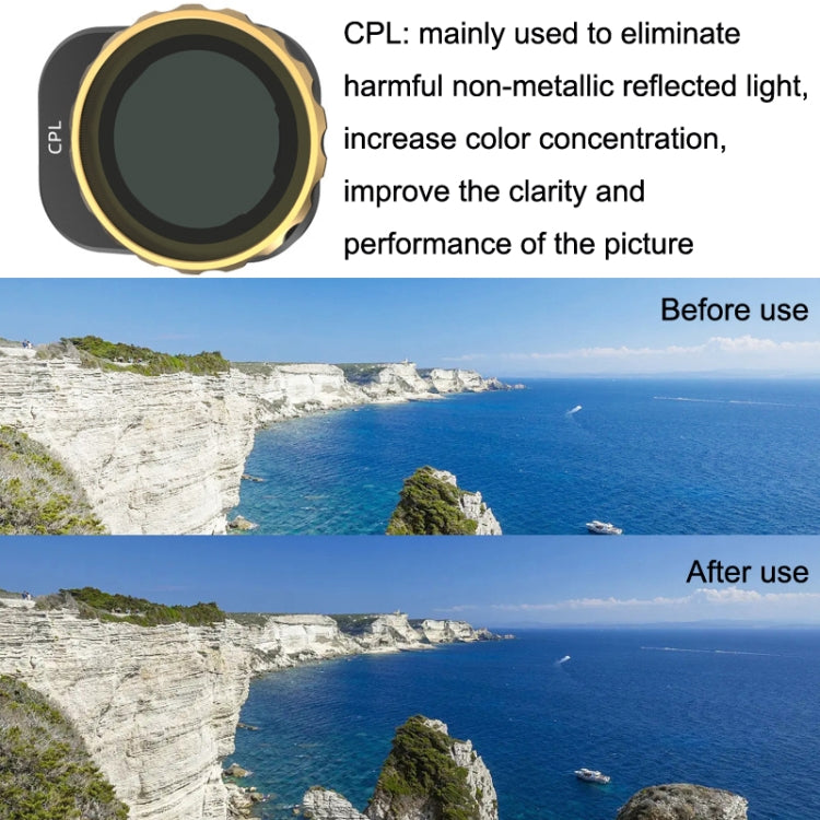 JSR For Mini 3 Pro Camera Filters, Style: ZG CPL - Mavic Lens Filter by JSR | Online Shopping South Africa | PMC Jewellery | Buy Now Pay Later Mobicred