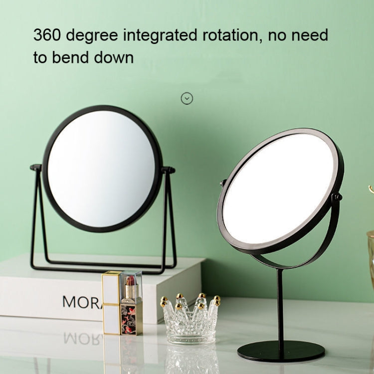 Desktop Makeup Mirror Simple Portable Mirror Rotating Dressing Mirror,Style: Gold High Model - free shipping - PMC TechLife - Order now!