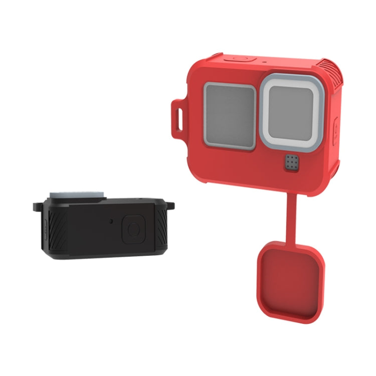 For GoPro HERO10 Black / HERO9 Black Liquid Silicone Case(Rose Red) - Silicone Cases by PMC Jewellery | Online Shopping South Africa | PMC Jewellery | Buy Now Pay Later Mobicred