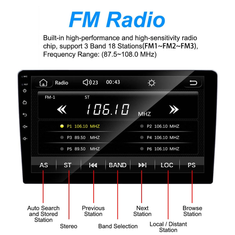C7001 7 inch Touch Screen Built-In CarPlay Car MP5 Player, Style: Standard - Car MP3 & MP4 & MP5 by PMC TechLife | Online Shopping South Africa | PMC TechLife | Buy Now Pay Later Mobicred